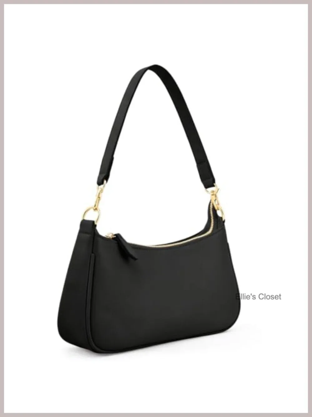 Women's Small Leather Hobo Purse Shoulder Bag with Removable Straps